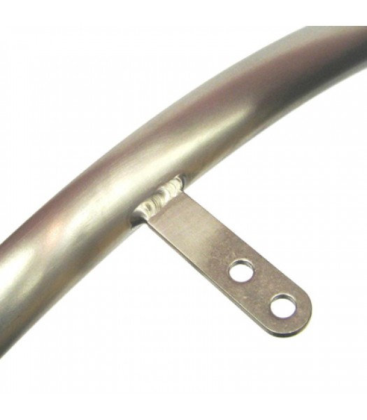 25 Inch Titanium 6 Tab Mount Wheelchair Handrim